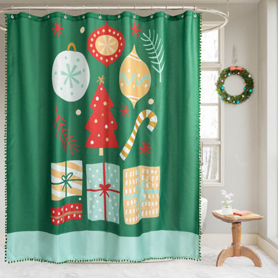 Rideau de douche Christmas