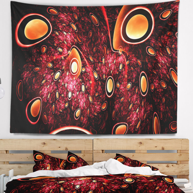 Tapisserie de conception abstraite abstract 3d artful, H 78 po x l 92 po