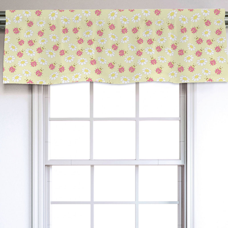 Sateen Ruffled Window Valance
