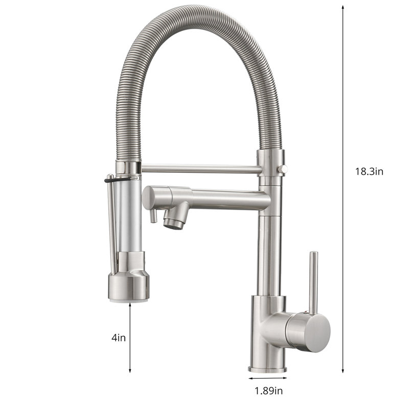 GAWEZA Pull Down Kitchen Faucet