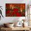 Poinsettia lumineux-605342915