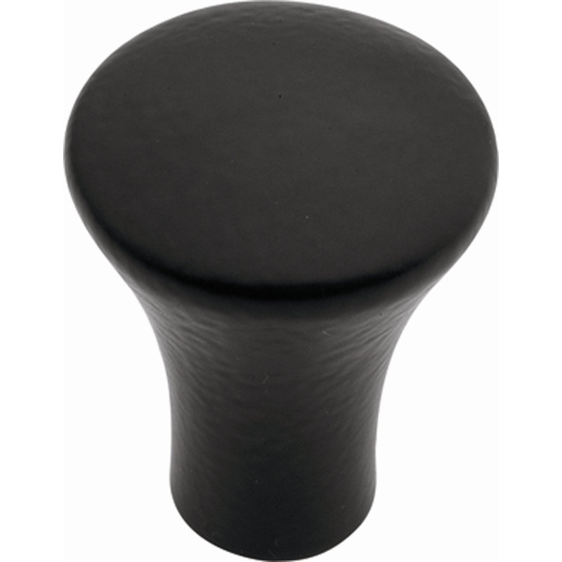 Metropolis 1" Diameter Mushroom Knob, Matte Black