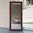 Rectangle Fabric+Solid Wood Full Length Mirrors