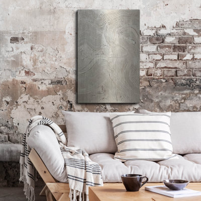 Metallic - Silver' by Design Fabrikken Metal Wall Art