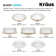 KRAUS Elavo. Rectangular Porcelain Ceramic Undermount Bathroom Sink In White With Overflow Drain, KCU-244