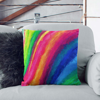 Abstract Square Throw Cushion