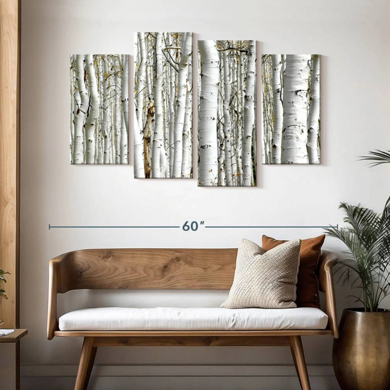 Alvord Birch Wood, 32" H x 52" W