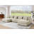 Croy 137" Wide Symmetrical Modular Corner Sectional with Ottoman-1160855736