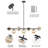 Kason Modern 7-Lights linear globe chandelier-1356880131-1356880141