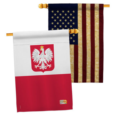 Ensemble de drapeaux de maison de Pologne Nationality