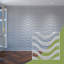 Panneaux muraux décoratifs en acrylique Parker, grand, l 23 3/8 po x H 23 3/8 po x T 1/8 po, gris-747145721-747145720