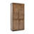 Alaya Solid Oak Wood Corner Display Stand-1717568121