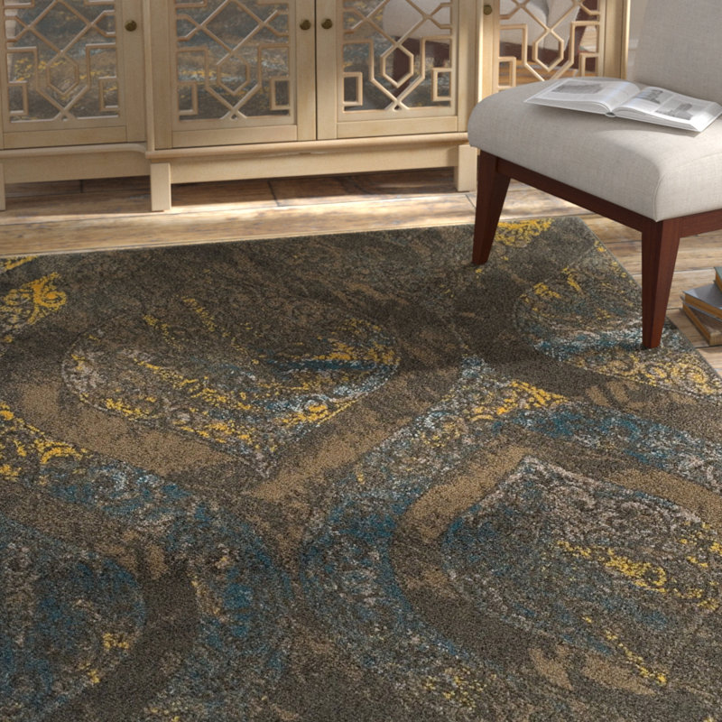 Wool Indoor Rug, Rectangle 5' x 8'