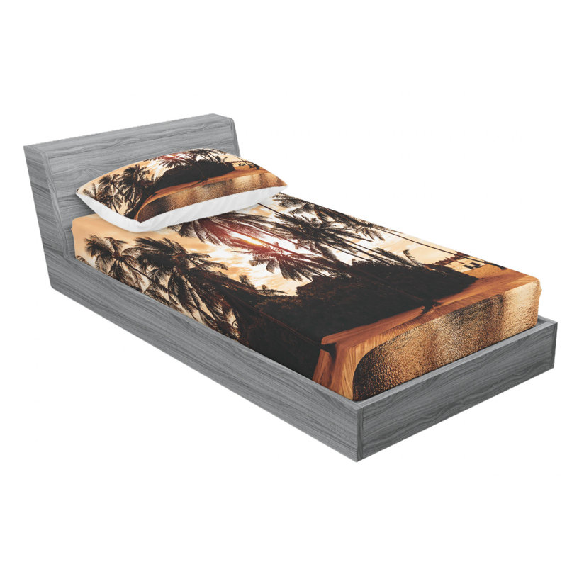 Microfiber Sheet Set, Twin XL Sheet Set with Fitted Sheet