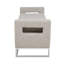 Banc doux rembourré gris avec base en bois massif et rangement rectangulaire de style - Contreplaqué l 50 po x P 20 po pour le salon de la chambre à coucher
