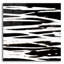  «Streaking Paths 4» par Alonzo Saunders, art mural en verre acrylique, 12 po x 12 po