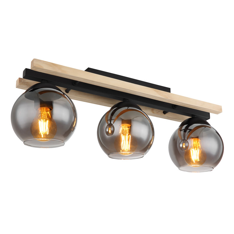 Hudock Recesssed Glass Ceiling Light, 15m