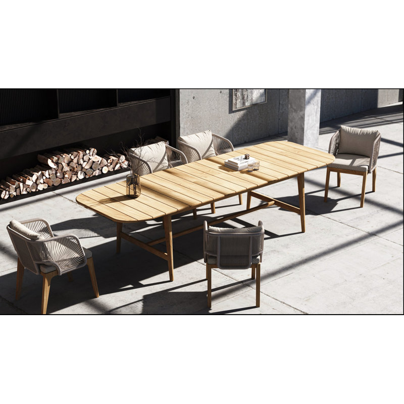 Amadora Dining Arm Chair- Natural, Charcoal