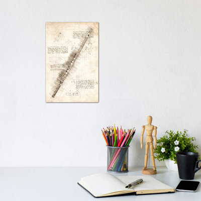 Flute by Cornel Vlad - Wrapped Canvas Print