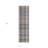 2' X 8' Gray Blue and Green Plaid Washable Non Skid Indoor Outdoor Area Rug