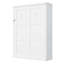 Lit escamotable double gain de place avec armoire dissimulée-324748068