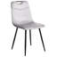 Set of 4 Dining Chairs ARGYLE Velvet-1073481005