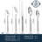 Retro Rope-Pattern Flatware Set, 10-Piece Stainless Steel Cutlery Set With Handcrafted Texture Handles, Dishwasher Safe, Durable & Rust-Proof