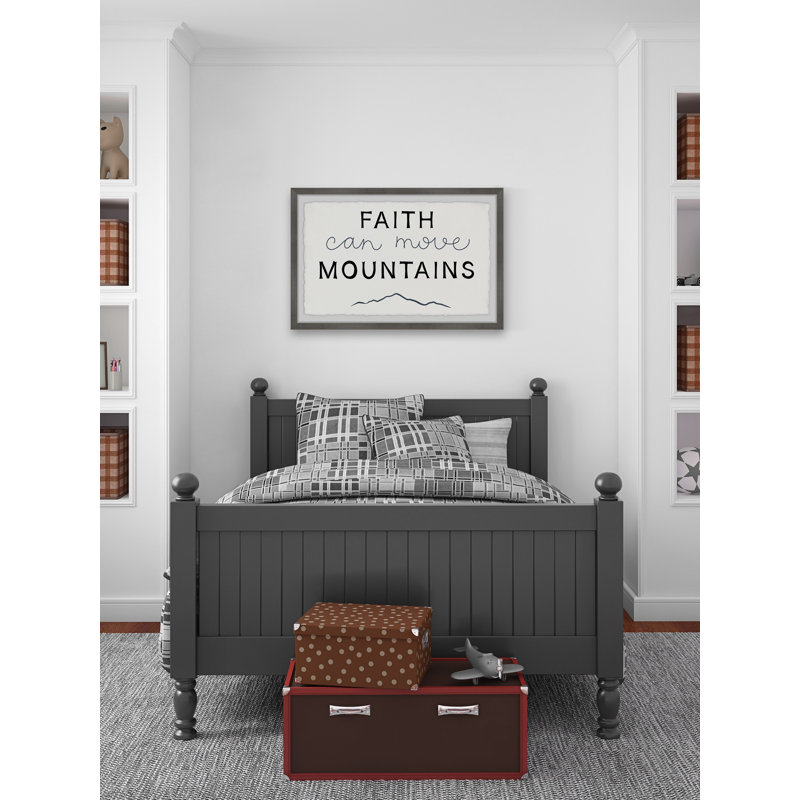 «Faith Can Move Mountains», reproduction d'art sur papier, H 8 po x l 12 po x P 1,5 po