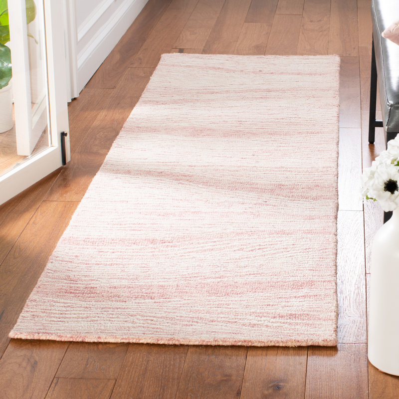 Abstract Wool Hand Tufted Area Rug, Runner 69 x 244 cm