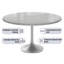 Table de salle à manger Heatherton 48 po-77345200