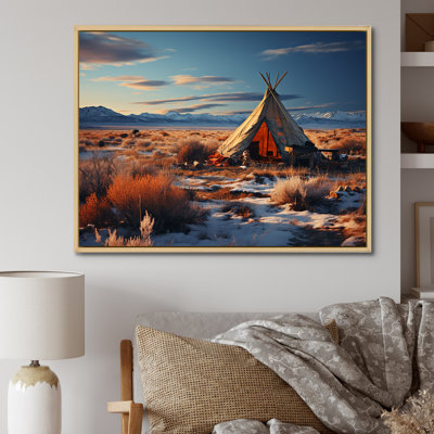 " Tribal Tipi Scenery "