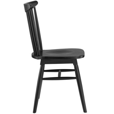 Modway Amble Wood Dining Chair In Black