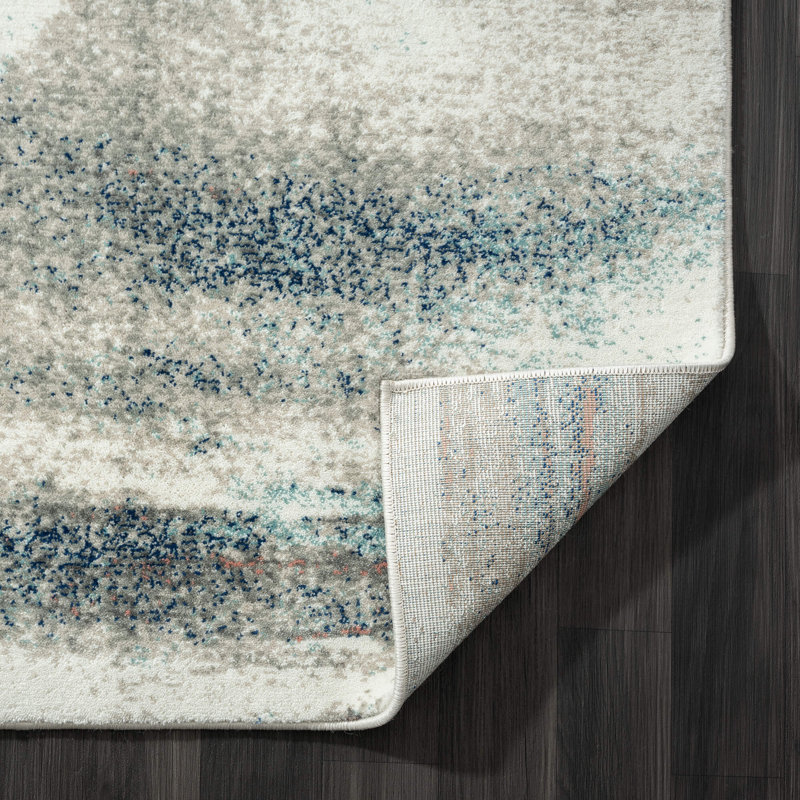 Tapis gris / bleu Abani Rugs Nedret, Rectangle 5 pi 3 po x 7 pi 6 po