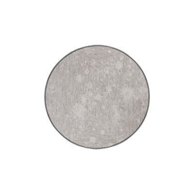 Tapis gris soyeux et moelleux