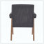 Fauteuil rembourré en tissu Poppy idéal pour la salle à manger à la maison-124576021