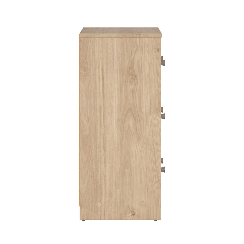 Clanton 3 Drawer 28.5'' W Dresser, Jackson Hickory