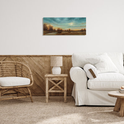 Toile de paysage en soirée, conception par Gregory Williams