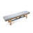 Truss Solid Wood/Wicker Outdoor Bench