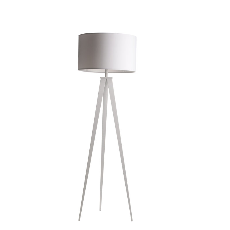 62'' Tripod Floor Lamp, White