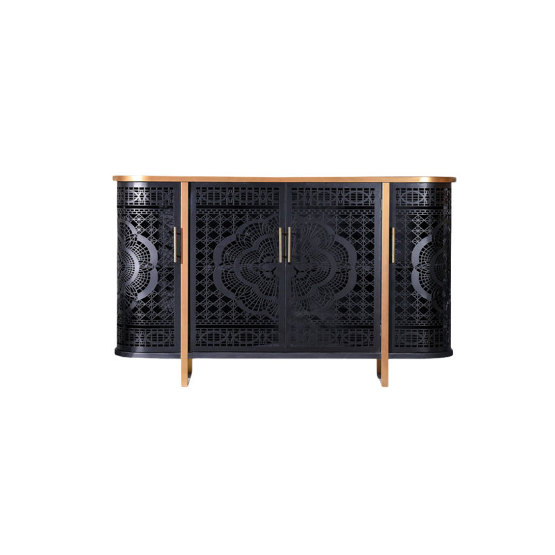 Armoire rétro noire