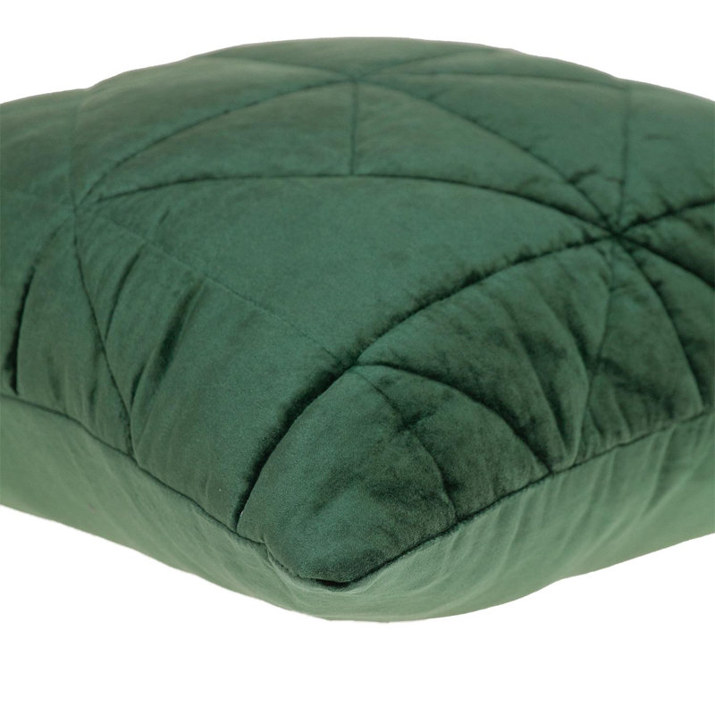Coussin décoratif matelassé Parkland, Vert