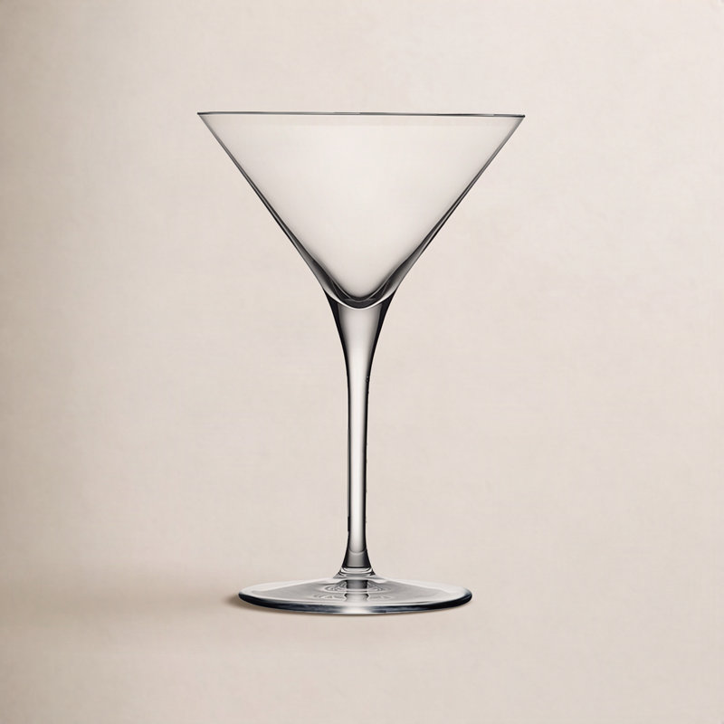 Vintage 10oz. Crystal Martini Glass Set