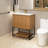 Chelsae 29.5 " W Freestanding Standard Free Standing 1 Single Vanity Bathroom Vanity With Resin Top-619535624