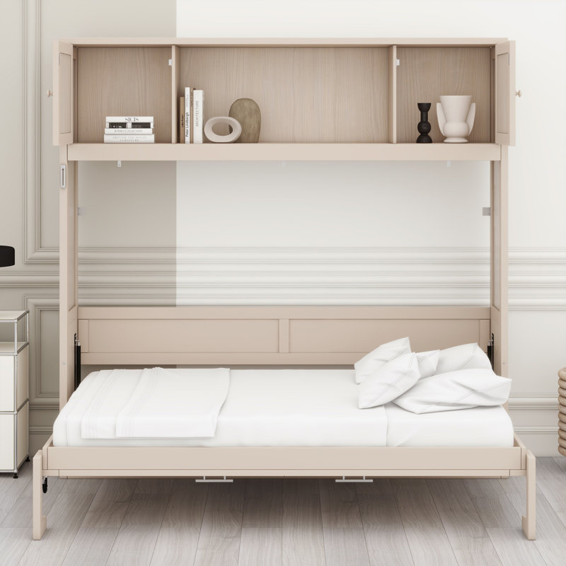 Murphy Bed With Storage Cabinets