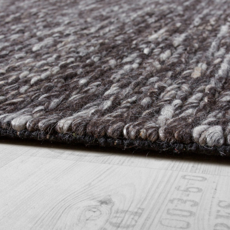 Schneider Solid Colour Hand Woven Area Rug, Rectangular 160 x 230cm