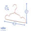 Harbour Housewares - Metallic Children's Coat Hanger-61891129