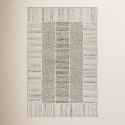 Lanora Hand-Tufted Geometric Wool Rug