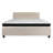 Aluino Button Tufted Platform Bed with Memory Foam Pocket Spring Mattress-485521674-485521783