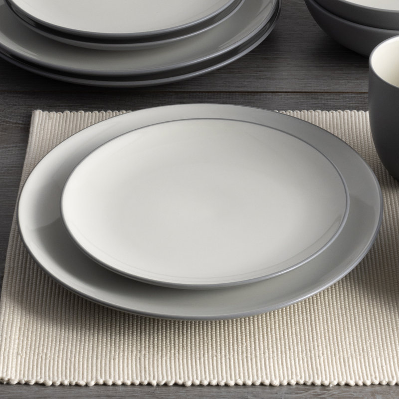 Noritake Colorwave 24-Piece Dinnerware Set, Service for 4, Slate