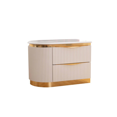Table de chevet gauche 2 tiroirs
